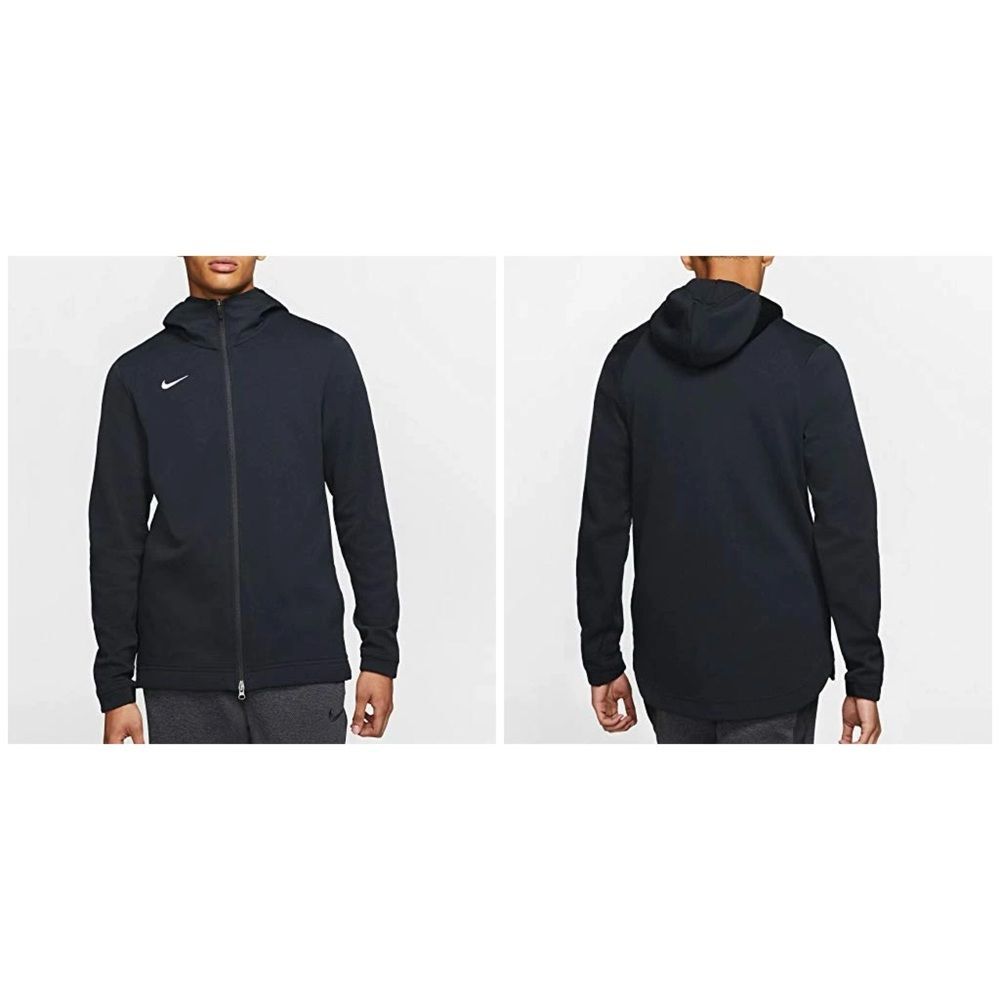 Nike Mens Full-Zip Basketball Hoodie Dri-FIT Showtime Size Large